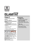 408 Islamiyat O-Level/IGCSE Paper 2 Topical Workbook