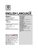 451 English O-Level Paper-1 Yearly Worked Solutions