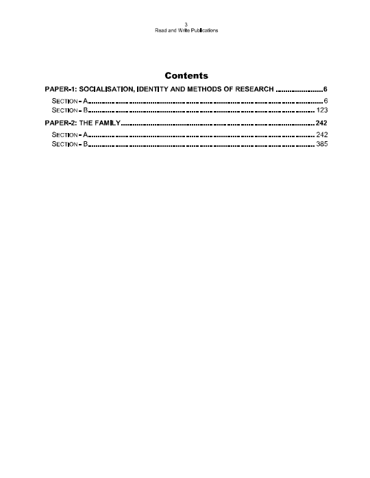 501 Sociology A Level Paper 1 & 2 Topical Past Paper