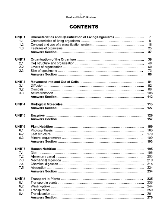 702 Biology IGCSE Paper 2 Topical MCQ,s
