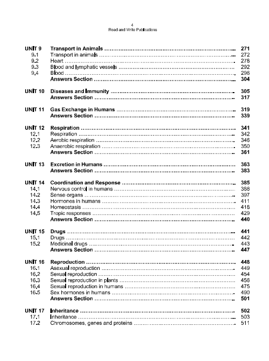 702 Biology IGCSE Paper 2 Topical MCQ,s