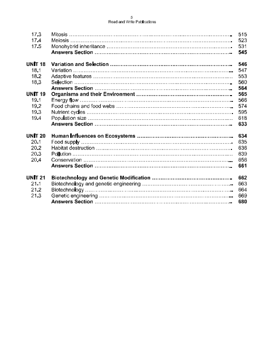 702 Biology IGCSE Paper 2 Topical MCQ,s