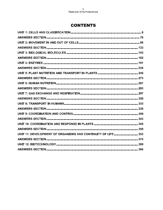 706 Biology IGCSE Paper-6 (ATP) Topical Workbook with Mark Scheme