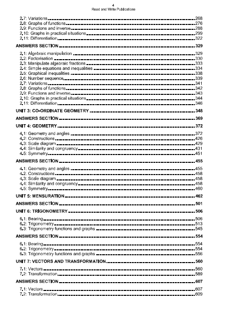 732 Mathematics IGCSE Paper-2 Extended Topical Workbook