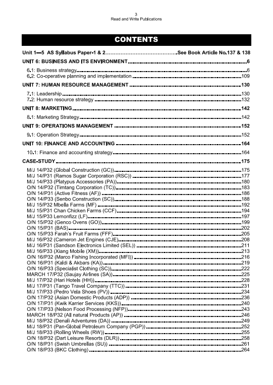 140 Business Studies A Level Paper-4 Topical Past Papers with Mark Scheme