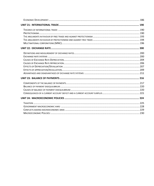 143 Economics O Level/IGCSE Level Revision Notes Series By Imran Latif