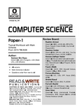 241 Computer Science O Level/IGCSE Paper-1 Topical Workbook