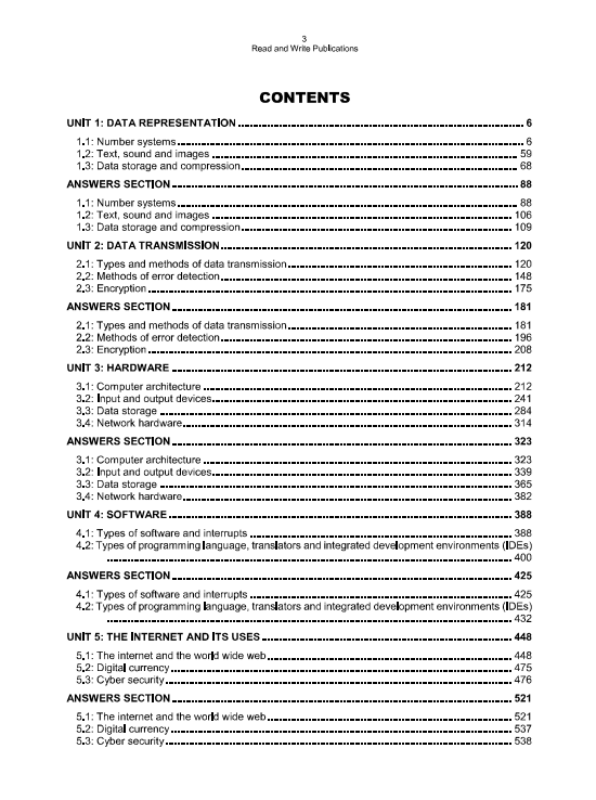 241 Computer Science O Level/IGCSE Paper-1 Topical Workbook