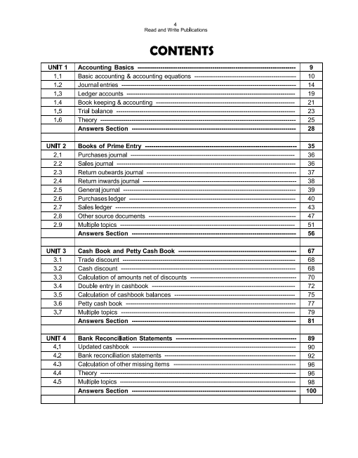 101 Accounting O-Level/IGCSE MCQ'S P-1 Topical Worked Solutions