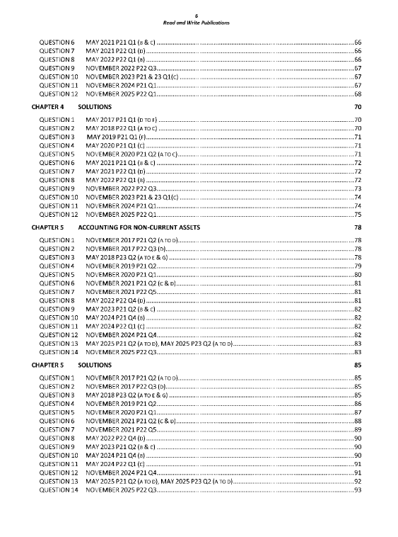 102 Accounting O Level/IGCSE Paper 2 Topical Worked Solutions