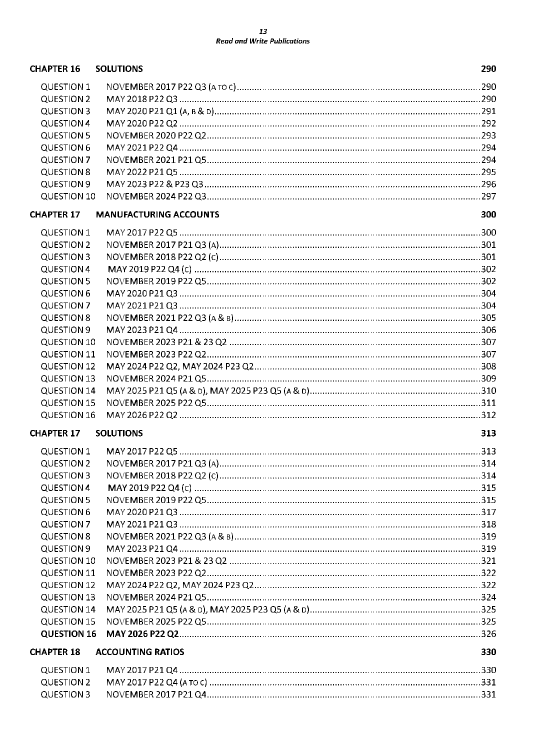 102 Accounting O Level/IGCSE Paper 2 Topical Worked Solutions