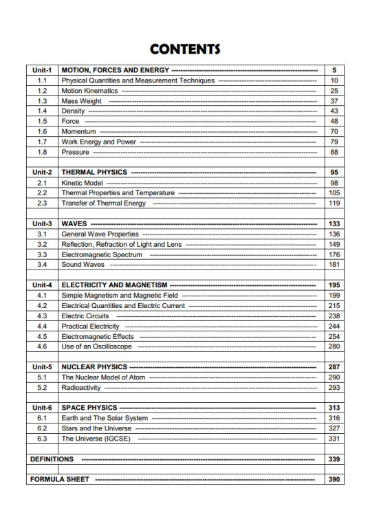 285 Physics OLevel/IGCSE Revision Notes Series