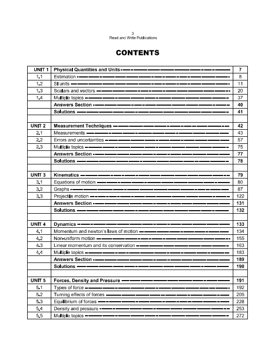 291 Physics A Level Paper-1 Classified/Topical Solved MCQs