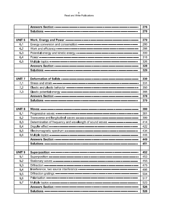 291 Physics A Level Paper-1 Classified/Topical Solved MCQs