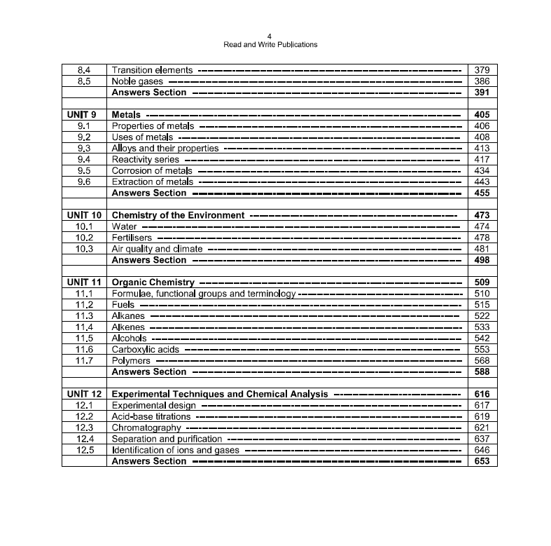712 Chemistry IGCSE Paper 2 Topical Past Papers
