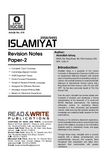 410 Islamiyat O Level/IGCSE Paper-2 Revision Notes Series