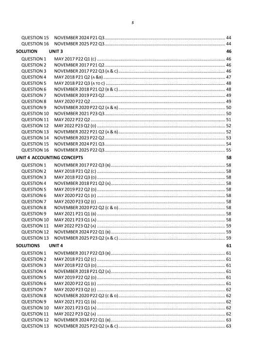 112 Accounting AS Level Paper 2 Topical Worked Solutions