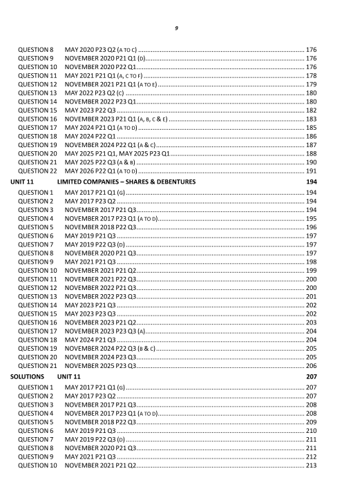 112 Accounting AS Level Paper 2 Topical Worked Solutions