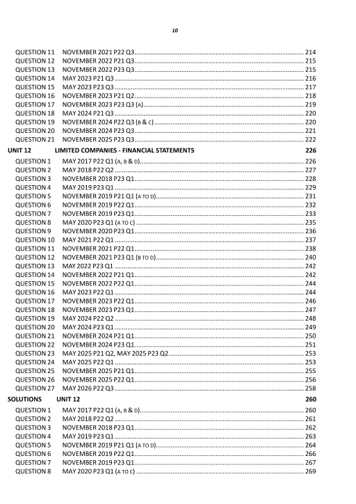 112 Accounting AS Level Paper 2 Topical Worked Solutions