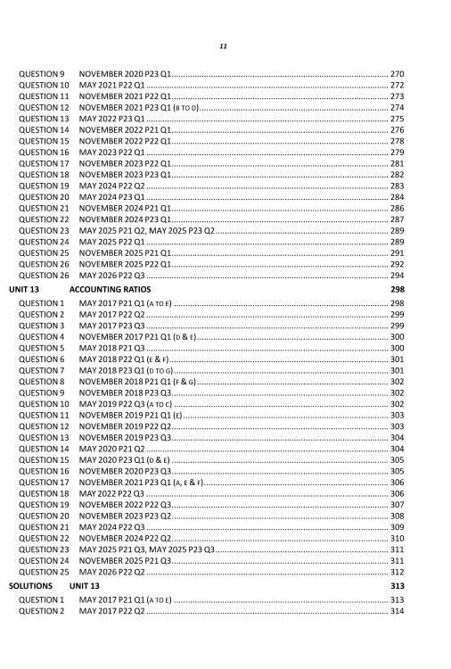 112 Accounting AS Level Paper 2 Topical Worked Solutions