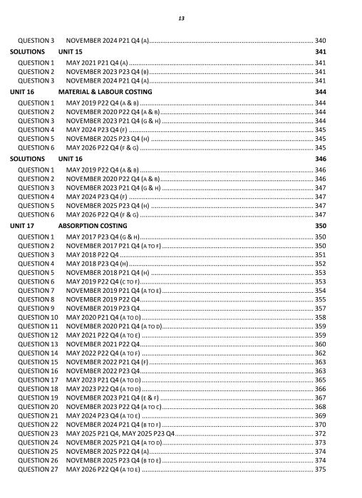 112 Accounting AS Level Paper 2 Topical Worked Solutions