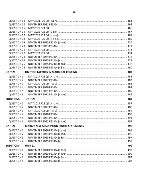 112 Accounting AS Level Paper 2 Topical Worked Solutions