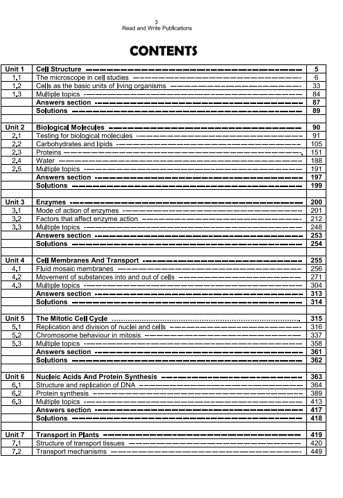 211 Biology As Level Paper 1 (MCQ's) Topical Worked Solutions