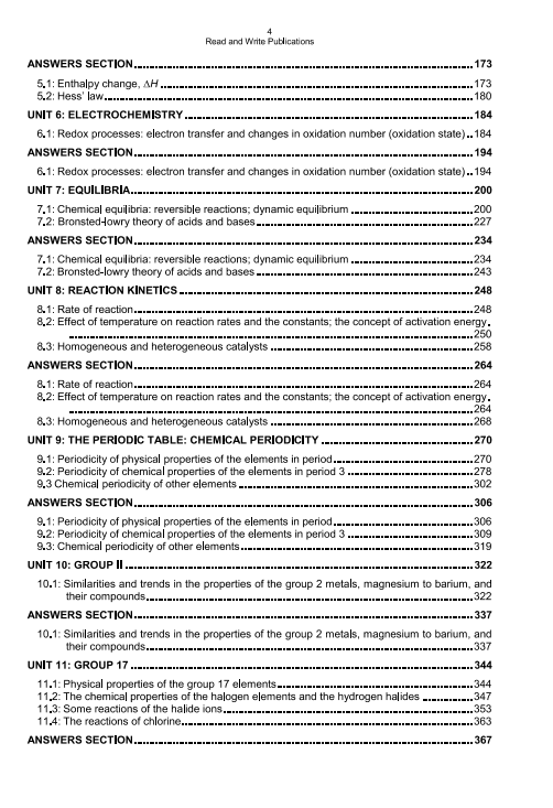 232 Chemistry A Level Paper 2 Topical Workbook with Mark Scheme