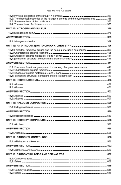 232 Chemistry A Level Paper 2 Topical Workbook with Mark Scheme