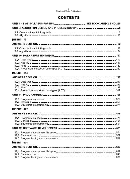 256 Computer Science A Level Paper 2 Topical Workbook