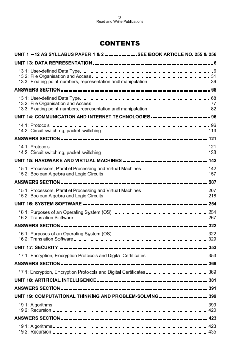 257 Computer Science A Level Paper-3 Topical Workbook