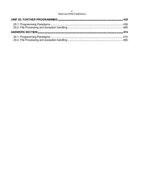 257 Computer Science A Level Paper-3 Topical Workbook