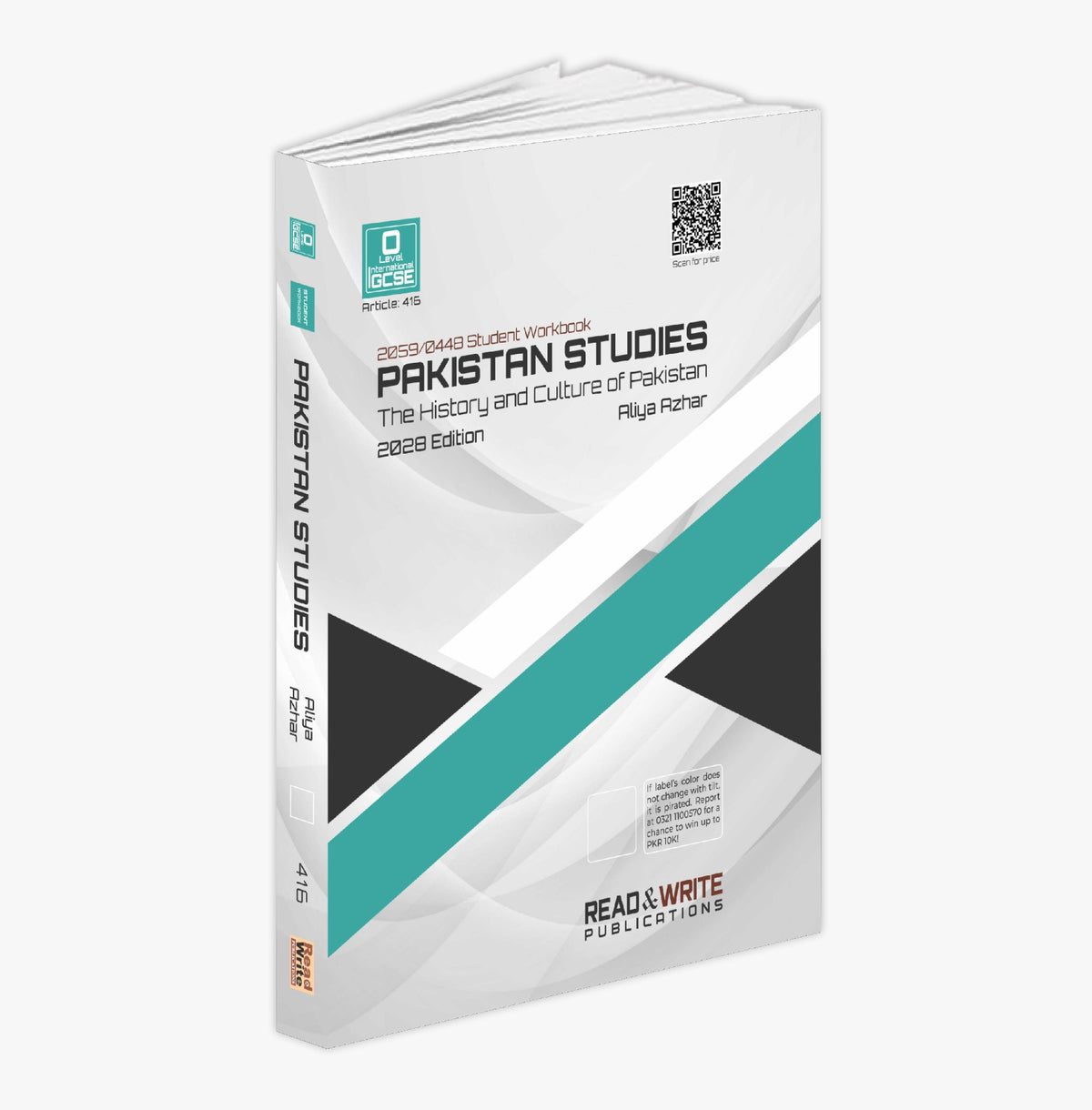 416 Pakistan Studies O Level/IGCSE History And Culture Student Workbook