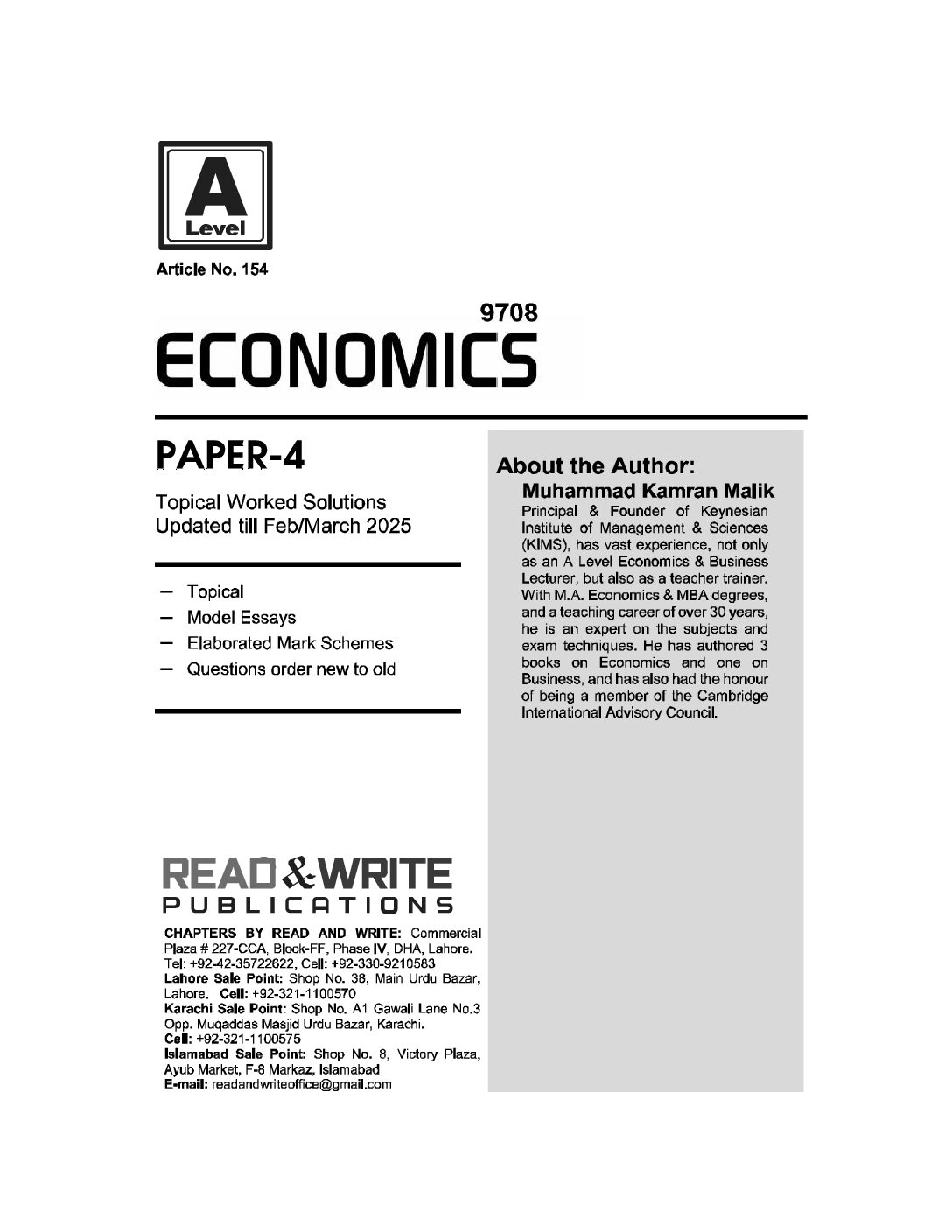 154 Economics A-Level Paper-4 Topical Worked Solutions - Image 2