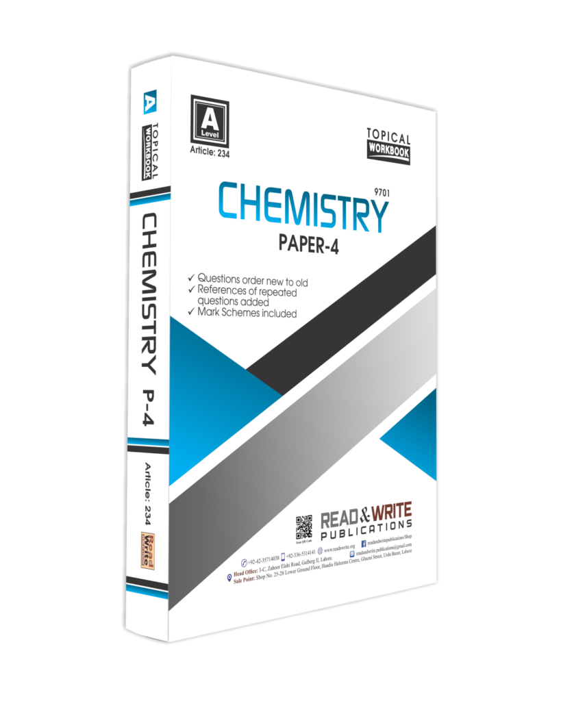 234 Chemistry A Level Paper 4 Topical Workbook and Past Papers