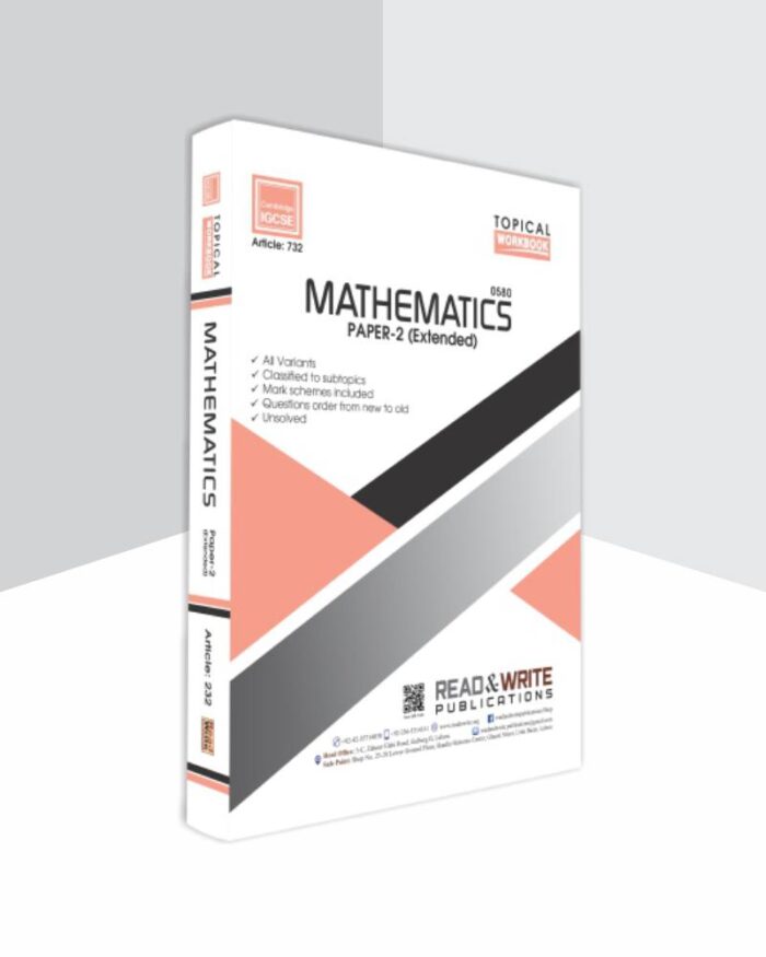 732 Mathematics IGCSE Paper-2 Extended Topical Workbook