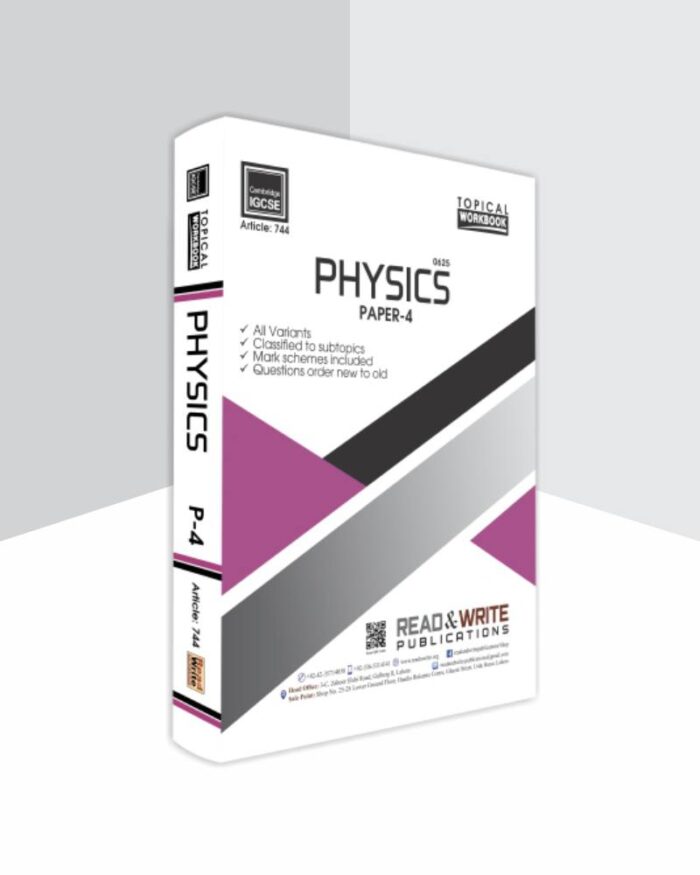 744 Physics IGCSE Paper-4 Topical Workbook