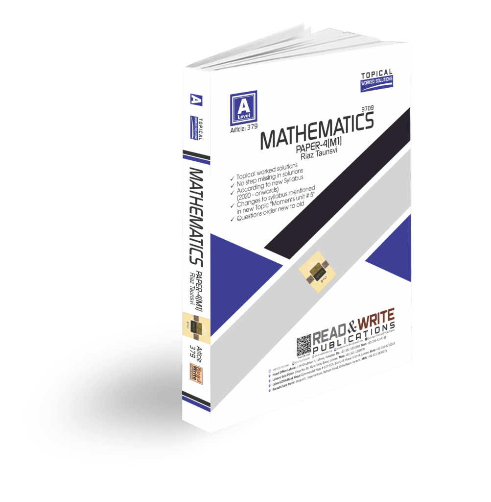 379 Mathematics A Level Paper-4 (M1) Topical Worked