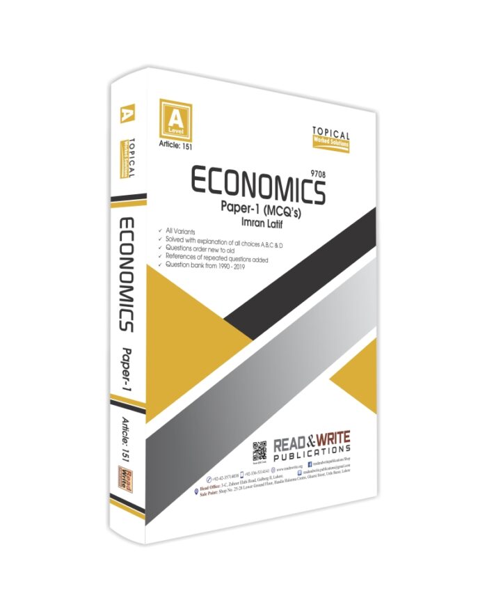 151 Economics AS Level Paper 1 (MCQ's) Topical Worked Solutions