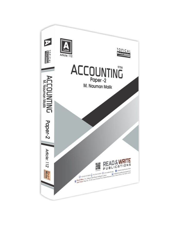 112 Accounting AS Level Paper 2 Topical & Yearly Past Papers