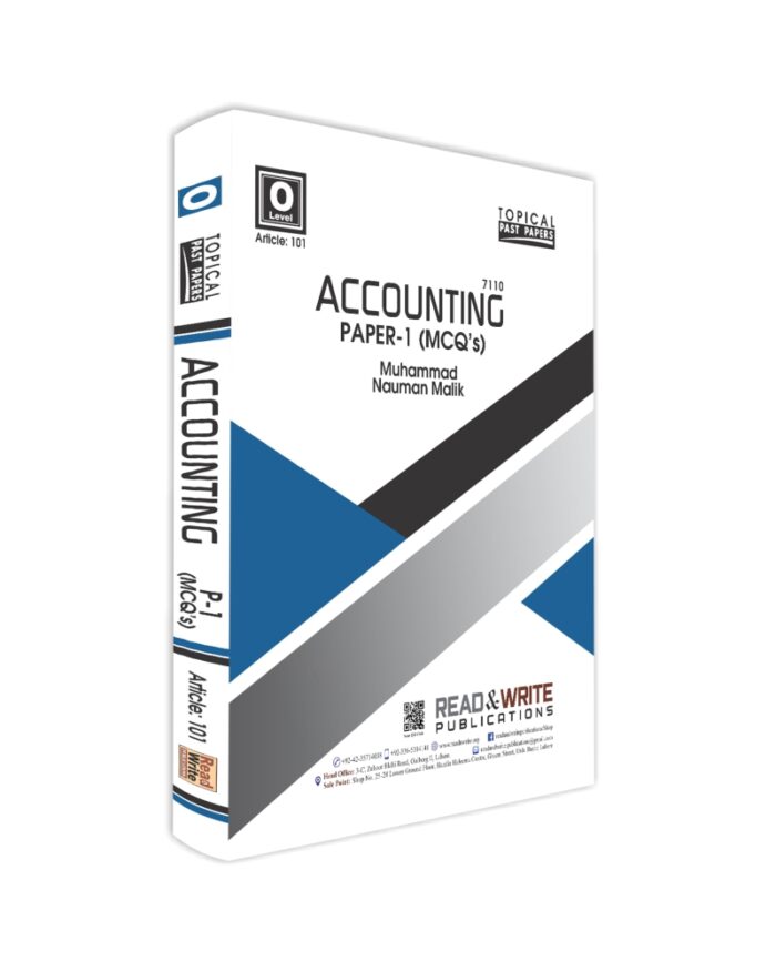101 Accounting O-Level MCQ'S P-1 Topical/Yearly