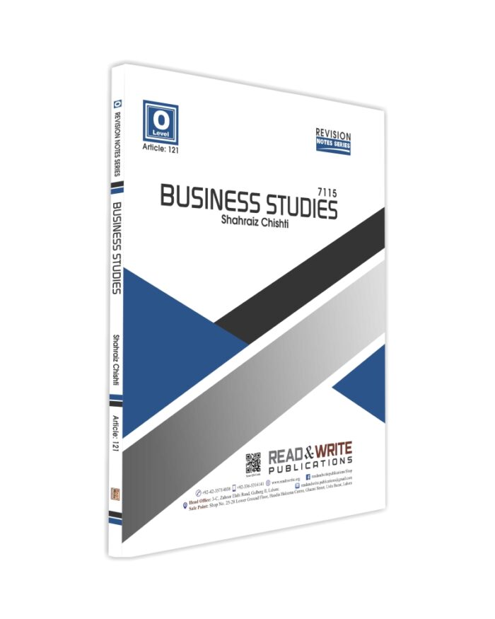 121 Business Studies O Level Notes by Shahraiz Chishti