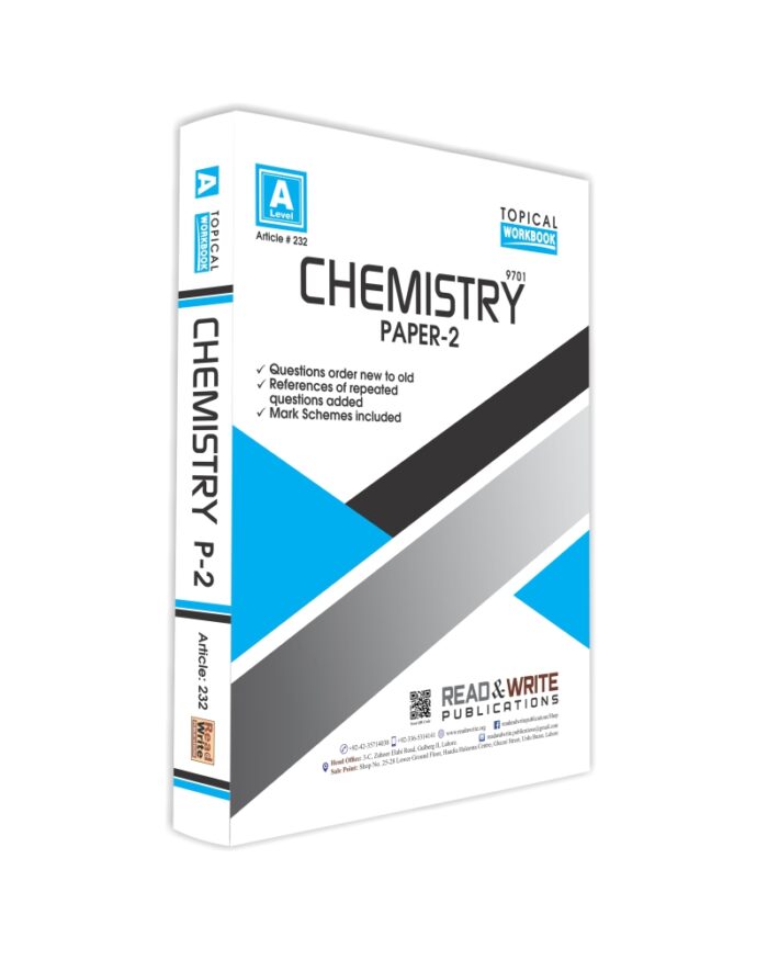 232 Chemistry A Level Paper 2 Topical Workbook and Past Papers