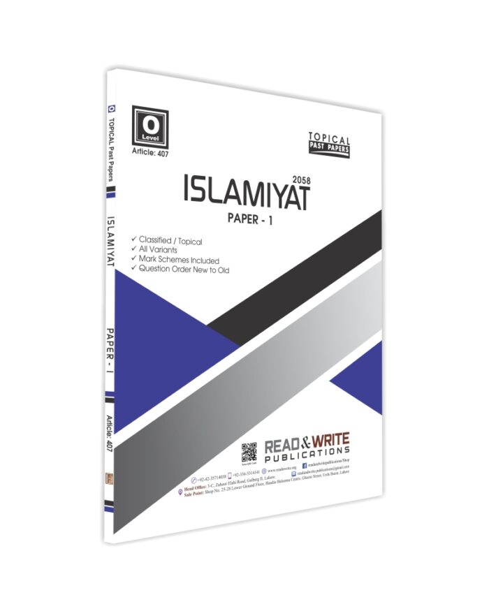 407 Islamiyat O Level Paper 1 Topical Unsolved