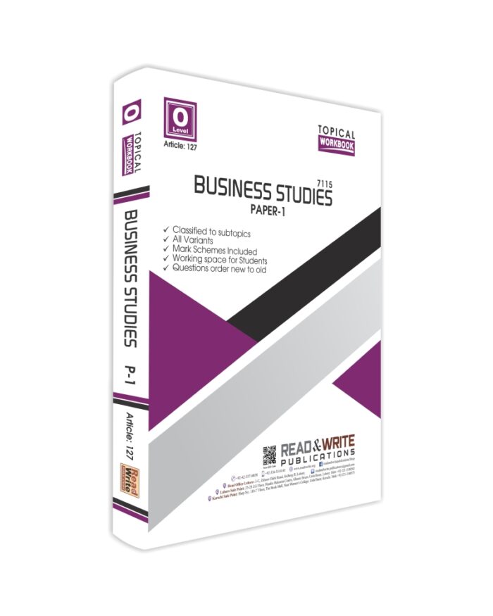 127 Business Studies O Level Topical Work Book