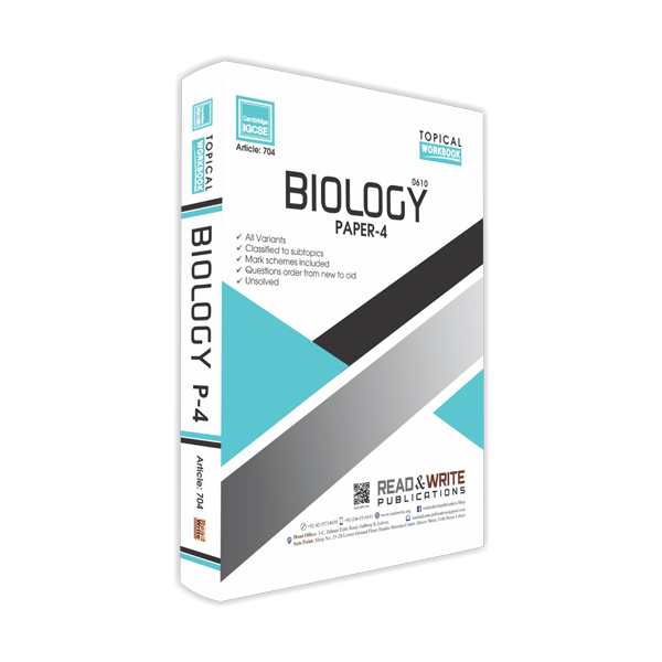 704 Biology IGCSE Topical/Yearly Paper 4