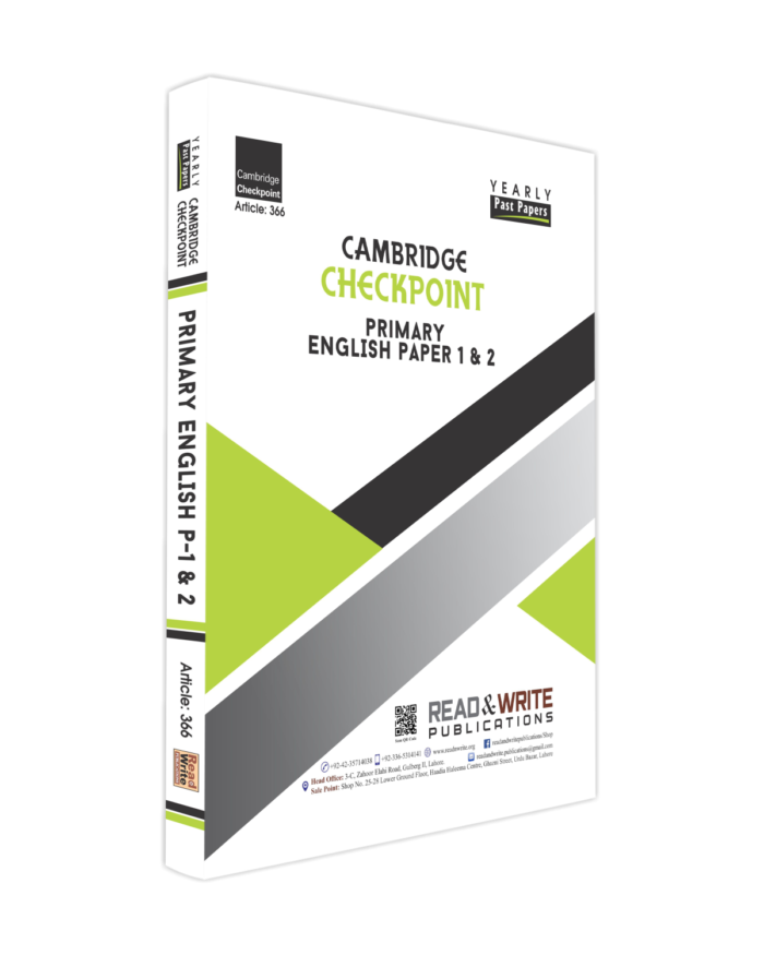 366 Cambridge Checkpoint Primary English Paper-1&2